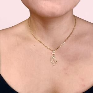 Baby phat gold necklace with